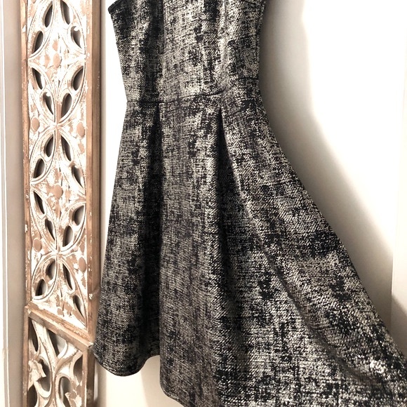 Soprano Gold Metallic Skater Dress - Picture 10 of 11